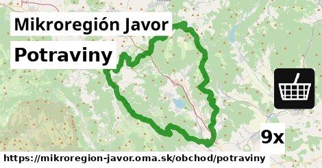 Potraviny, Mikroregión Javor