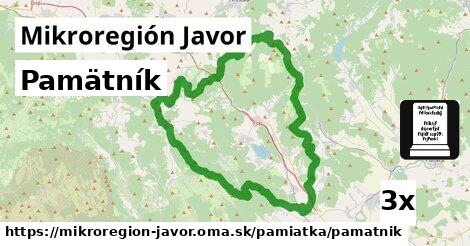 Pamätník, Mikroregión Javor