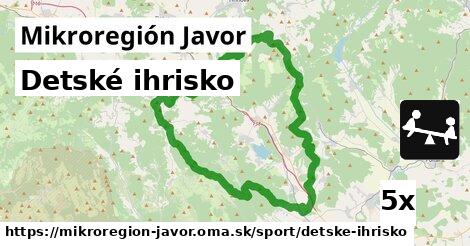 Detské ihrisko, Mikroregión Javor