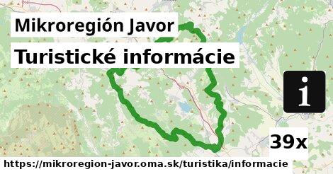 Turistické informácie, Mikroregión Javor