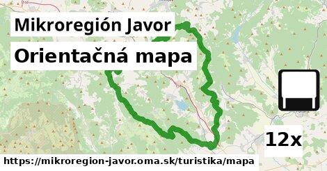 Orientačná mapa, Mikroregión Javor