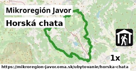 Horská chata, Mikroregión Javor