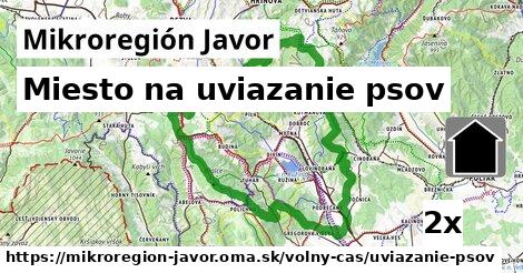 Miesto na uviazanie psov, Mikroregión Javor