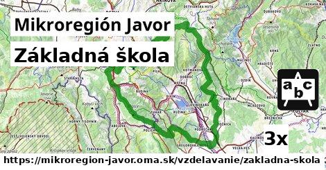 Základná škola, Mikroregión Javor