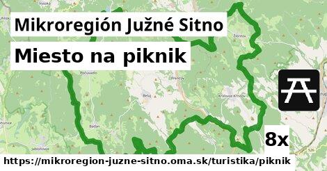 Miesto na piknik, Mikroregión Južné Sitno