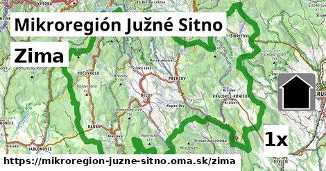 zima v Mikroregión Južné Sitno
