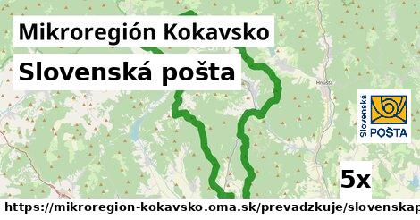 Slovenská pošta, Mikroregión Kokavsko