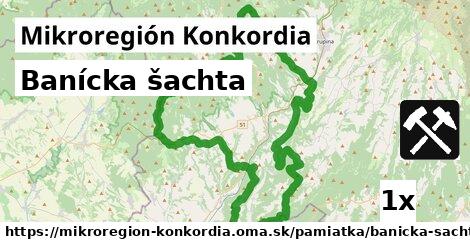 banícka šachta v Mikroregión Konkordia