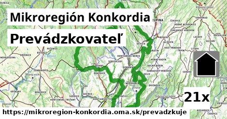 prevádzkovateľ v Mikroregión Konkordia