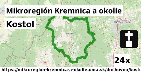 Kostol, Mikroregión Kremnica a okolie