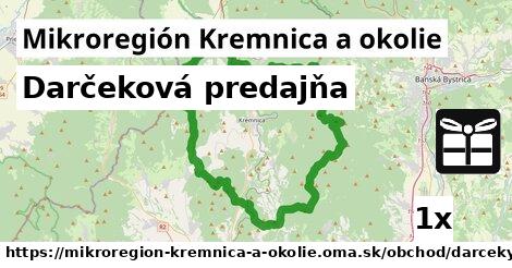 Darčeková predajňa, Mikroregión Kremnica a okolie