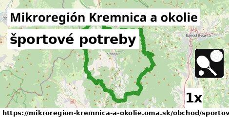 športové potreby, Mikroregión Kremnica a okolie