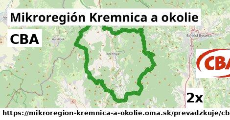 CBA, Mikroregión Kremnica a okolie