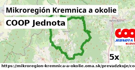 COOP Jednota, Mikroregión Kremnica a okolie