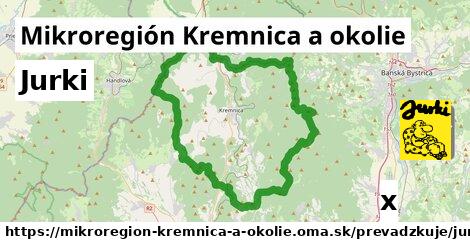 Jurki, Mikroregión Kremnica a okolie
