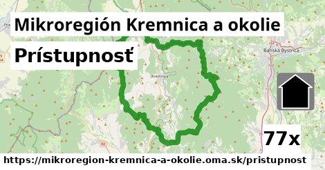 prístupnosť v Mikroregión Kremnica a okolie