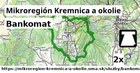 Bankomat, Mikroregión Kremnica a okolie