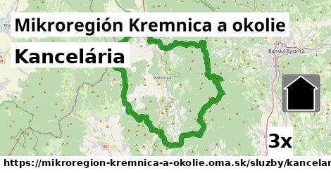 Kancelária, Mikroregión Kremnica a okolie