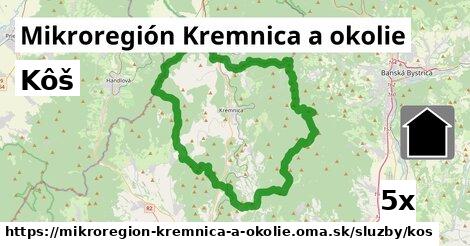 Kôš, Mikroregión Kremnica a okolie
