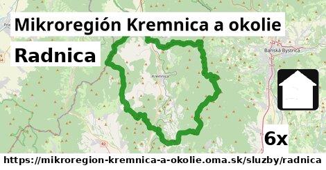 Radnica, Mikroregión Kremnica a okolie