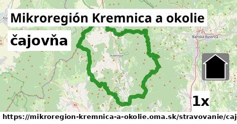 čajovňa, Mikroregión Kremnica a okolie