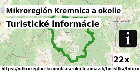 Turistické informácie, Mikroregión Kremnica a okolie