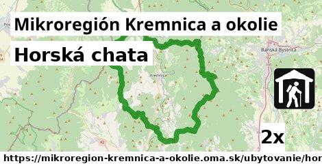 Horská chata, Mikroregión Kremnica a okolie