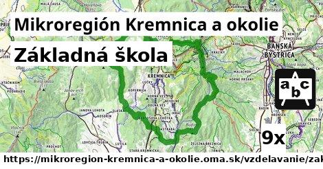 Základná škola, Mikroregión Kremnica a okolie