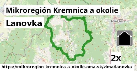 Lanovka, Mikroregión Kremnica a okolie