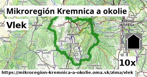 Vlek, Mikroregión Kremnica a okolie