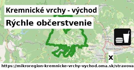 Všetky body v Kremnické vrchy - východ