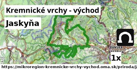 Jaskyňa, Kremnické vrchy - východ