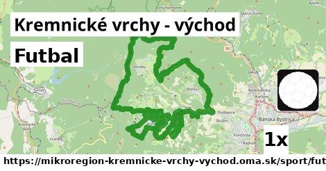 Futbal, Kremnické vrchy - východ