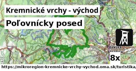 Poľovnícky posed, Kremnické vrchy - východ