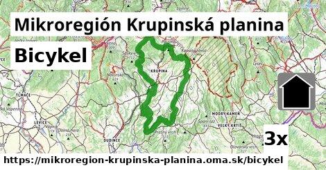 bicykel v Mikroregión Krupinská planina