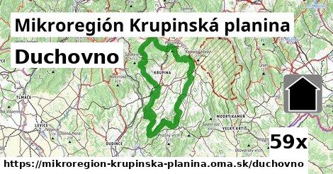 duchovno v Mikroregión Krupinská planina