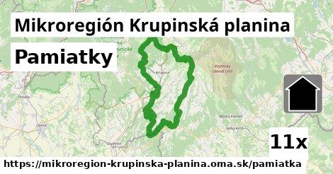 pamiatky v Mikroregión Krupinská planina