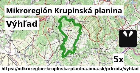 výhľad v Mikroregión Krupinská planina