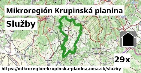 služby v Mikroregión Krupinská planina