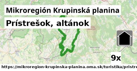 prístrešok, altánok v Mikroregión Krupinská planina