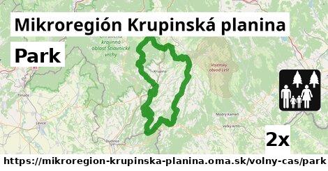 Park, Mikroregión Krupinská planina