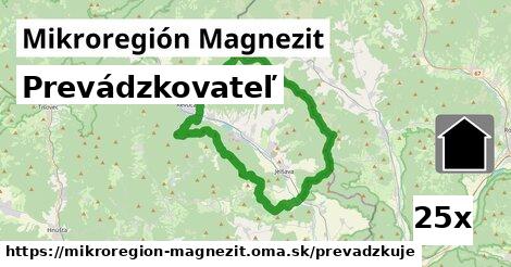 prevádzkovateľ v Mikroregión Magnezit