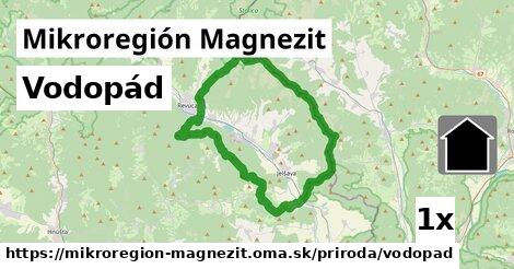 vodopád v Mikroregión Magnezit