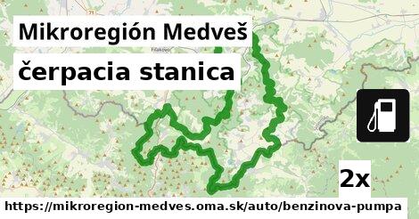 čerpacia stanica, Mikroregión Medveš