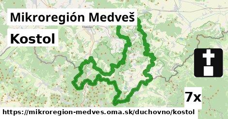 Kostol, Mikroregión Medveš