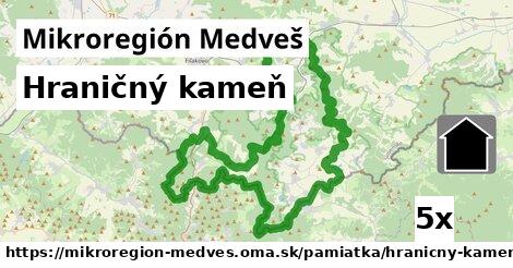 Hraničný kameň, Mikroregión Medveš