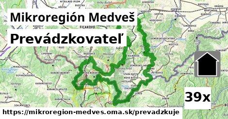 prevádzkovateľ v Mikroregión Medveš