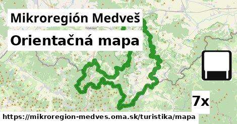 Orientačná mapa, Mikroregión Medveš