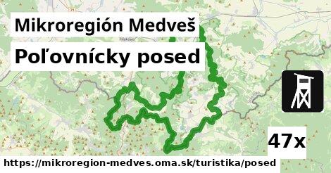 Poľovnícky posed, Mikroregión Medveš