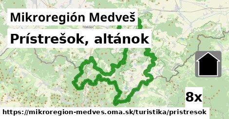 Prístrešok, altánok, Mikroregión Medveš